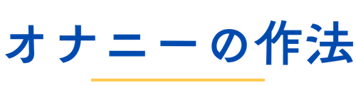 オナニーの作法